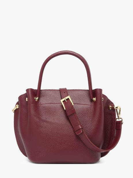 Handtas Foulonné Double Leder Lancaster Rood foulonne double 18 ander zicht 4