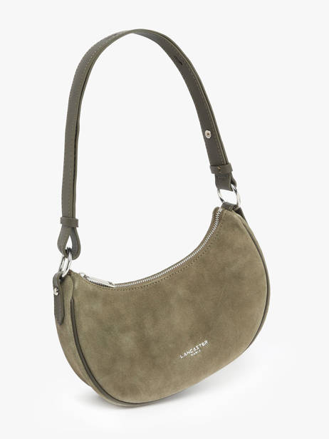 Cross Body Tas Suede Leder Lancaster Groen suede 81 ander zicht 2