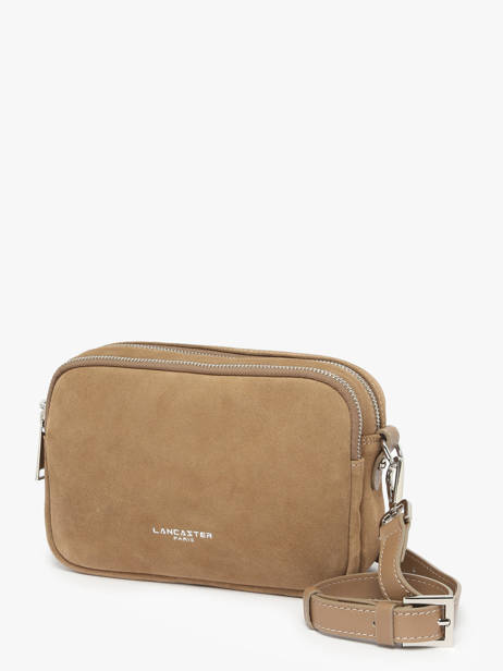 Cross Body Tas Suede Leder Lancaster Beige suede 65 ander zicht 2