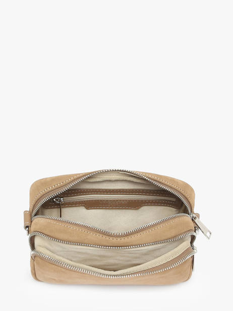 Cross Body Tas Suede Leder Lancaster Beige suede 65 ander zicht 3