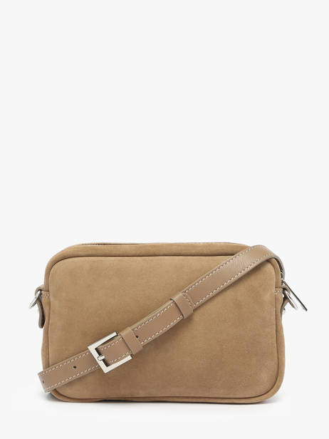 Cross Body Tas Suede Leder Lancaster Beige suede 65 ander zicht 4