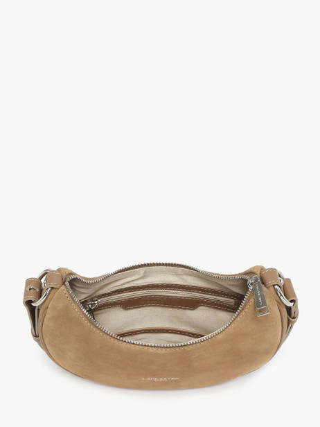 Cross Body Tas Suede Leder Lancaster Beige suede 81 ander zicht 3