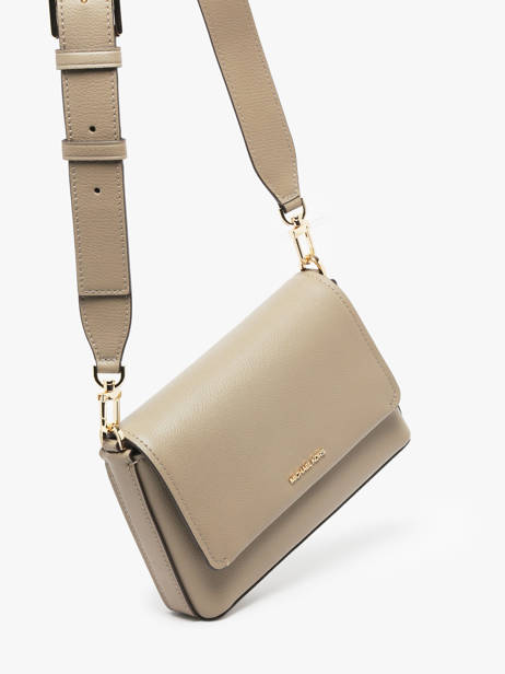 Cross Body Tas Nessa Leder Michael kors Beige nessa T5G8ZM1L ander zicht 2