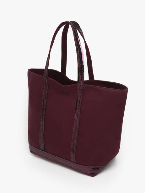 Handtas L Le Cabas Pailletten Vanessa bruno Rood cabas 1V40315 ander zicht 2