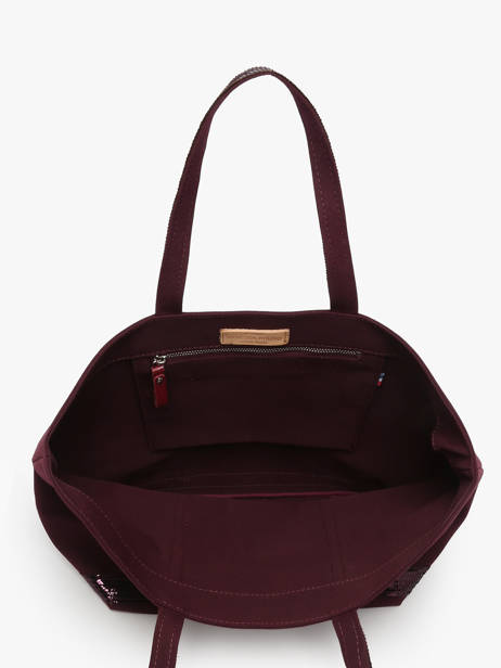 Handtas L Le Cabas Pailletten Vanessa bruno Rood cabas 1V40315 ander zicht 3