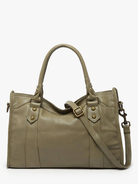 Handtas Cow Leder Basilic pepper Groen cow BCOW22 ander zicht 3