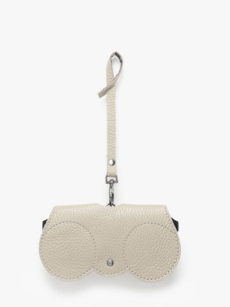 Brilhouder Leder Milano Beige caviar CA25069