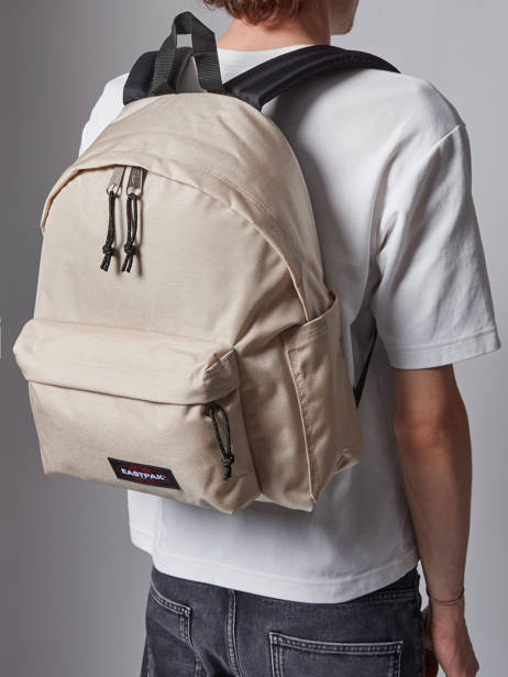 Rugzak Day Pak'r 1 Compartiment Eastpak Beige authentic EK0A5BG4 ander zicht 1