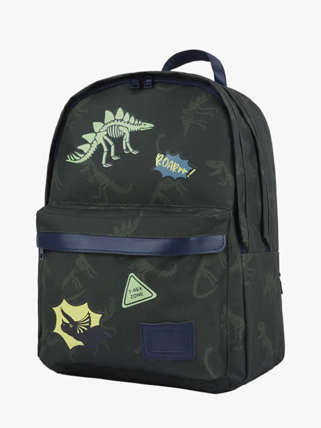 Rugzak 2 Compartimenten Tann's Groen les fantaisies g 63277 ander zicht 2