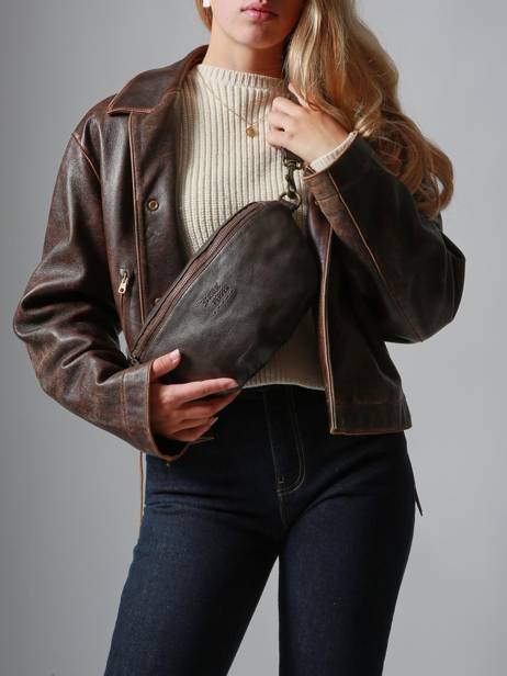 Heuptasje Cow Leder Basilic pepper Bruin cow BCOW55 ander zicht 1