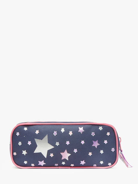 Pennenzak 2 Compartimenten Milky kiss Blauw fable world 3701124 ander zicht 2