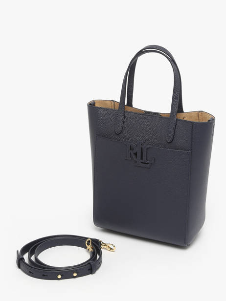 Cross Body Tas Cameryn Leder Lauren ralph lauren Blauw cameryn 31966760 ander zicht 2