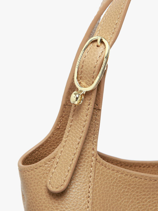 Longchamp Le foulonné Handtas Beige