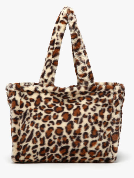 Schoudertas A4 Formaat Fur David jones Beige fur CM7878 ander zicht 4