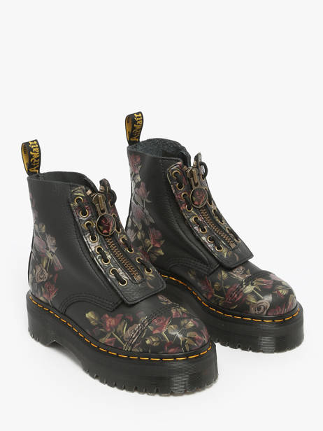 Enkellaarsjes Sinclair Uit Leder Dr martens Zwart women 32050001 ander zicht 2