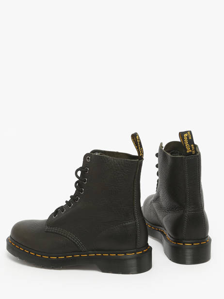 Enkellaarzen 1460 Pascal Uit Leder Dr martens Zwart boy 31981300 ander zicht 3