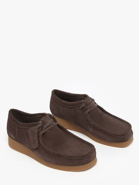 Mocassins Wallabee Uit Leder Clarks Bruin men 26178279 ander zicht 2