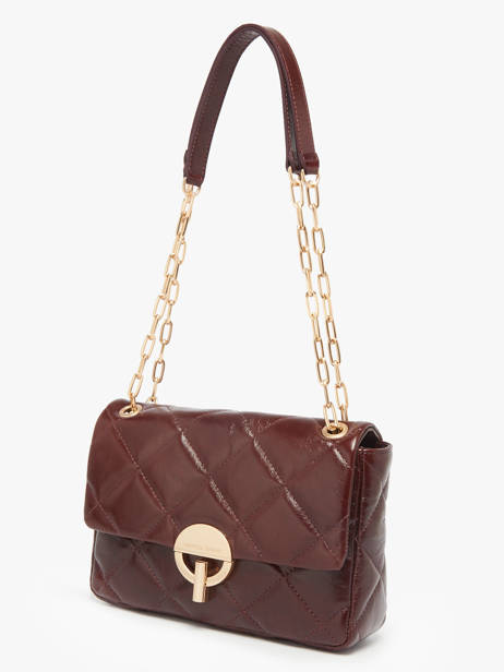 Schoudertas L Moon Leder Vanessa bruno Bruin moon 84V40329 ander zicht 2