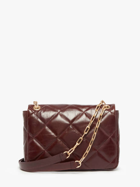 Schoudertas L Moon Leder Vanessa bruno Bruin moon 84V40329 ander zicht 4