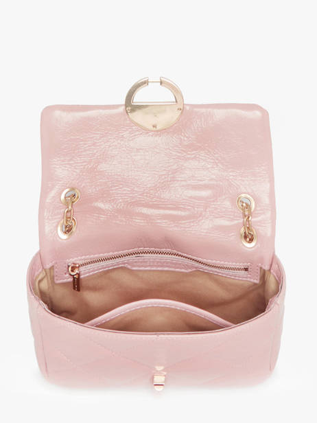 Cross Body Tas M Moon Leder Vanessa bruno Roze moon 84V40533 ander zicht 3