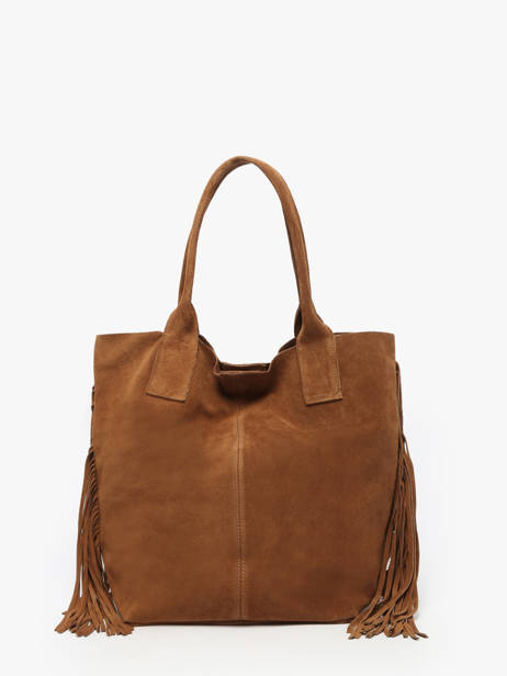 Schoudertas Velvet Milano Bruin velvet VE241114 ander zicht 4