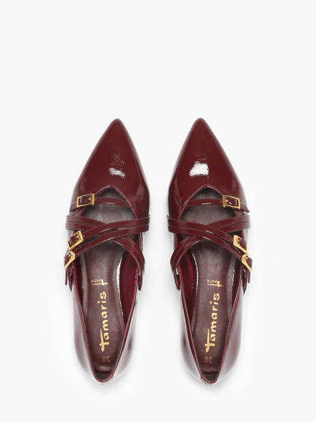 Ballerinas Met Riempjes Tamaris Rood women 45 ander zicht 4