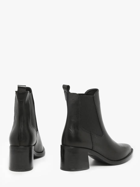 Enkellaarsjes Met Hak Uit Leder Tamaris Zwart women 45 ander zicht 3