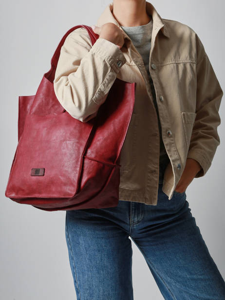 Schoudertas Heritage Leder Biba Violet heritage HOM1L ander zicht 1