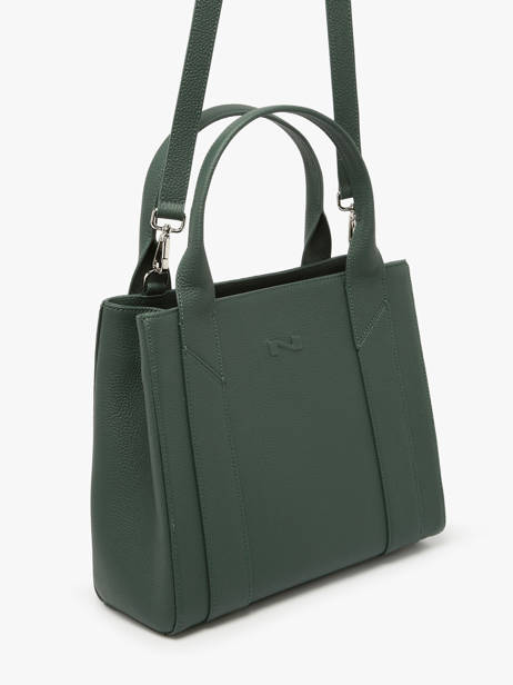 Handtas Breda Leder Nathan baume Groen mondrian 2 ander zicht 2
