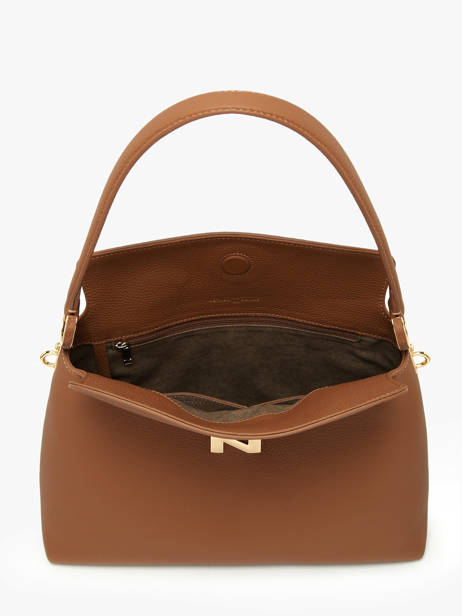 Schoudertas Camelia Leder Nathan baume Bruin eden 5 ander zicht 3