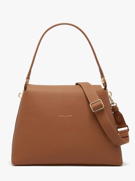 Schoudertas Camelia Leder Nathan baume Bruin eden 5 ander zicht 4