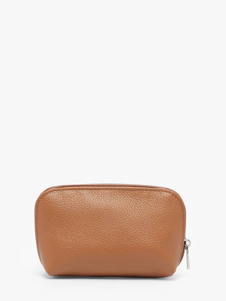 Portemonnee Leder Hexagona Bruin confort 467389 ander zicht 2