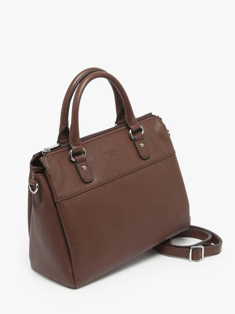 Handtas Confort Leder Hexagona Bruin confort 22641 ander zicht 2