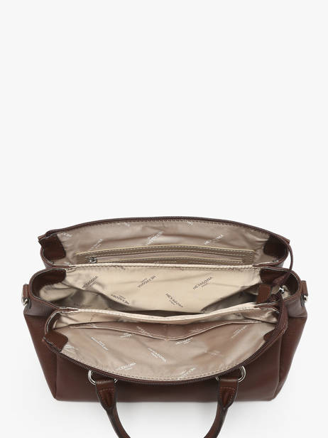 Handtas Confort Leder Hexagona Bruin confort 22641 ander zicht 3