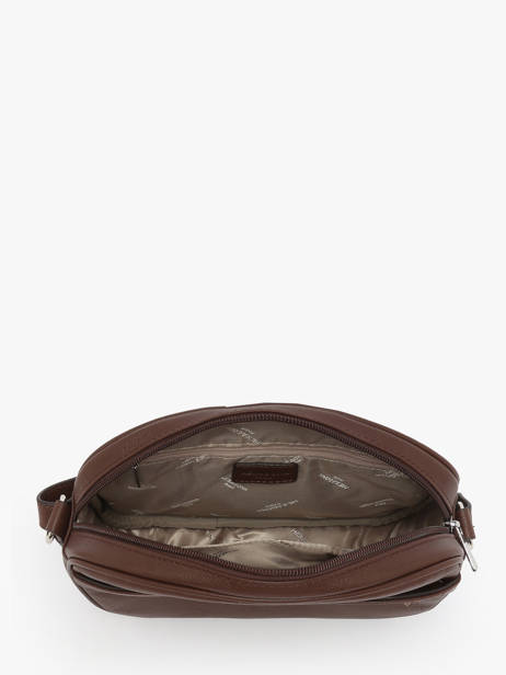Cross Body Tas Confort Leder Hexagona Bruin confort 469993 ander zicht 3