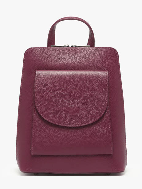 Rugzak /schoudertas Milano Violet caviar CA240615