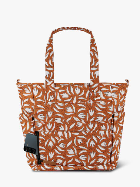 Schoudertas A4 Formaat Adventurer Gerecycleerd Polyester Cabaia Oranje adventurer TOTEBAGM ander zicht 3
