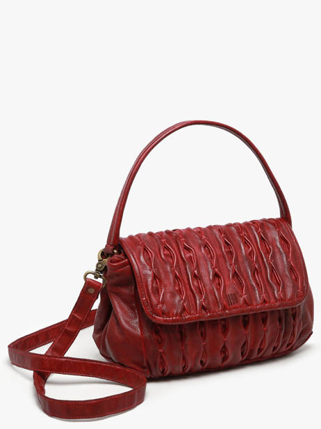 Schoudertas Heritage Leder Biba Violet heritage MEE1L ander zicht 2