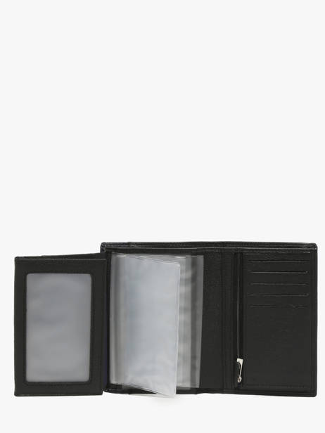 Portefeuille Leder Hexagona Zwart duo 687808 ander zicht 2
