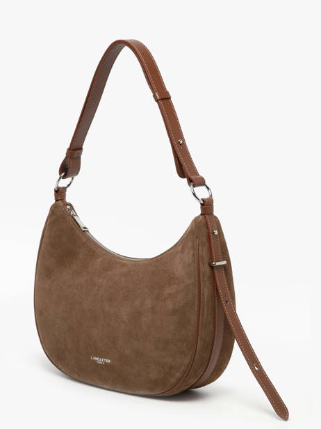 Schoudertas Suede Leder Lancaster Bruin suede 82 ander zicht 2