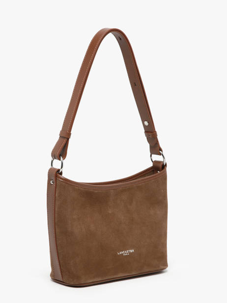 Cross Body Tas Suede Leder Lancaster Bruin suede 80 ander zicht 2