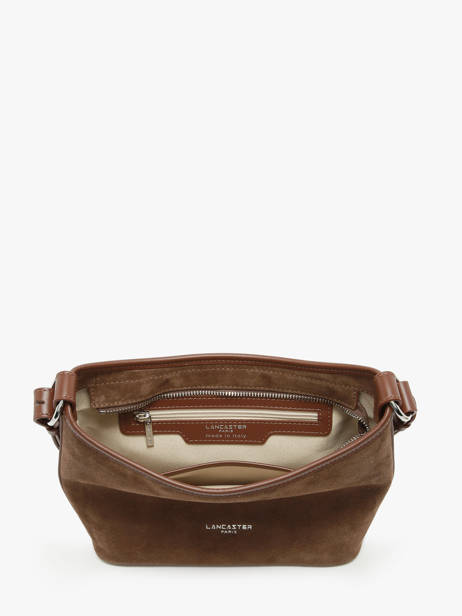 Cross Body Tas Suede Leder Lancaster Bruin suede 80 ander zicht 3