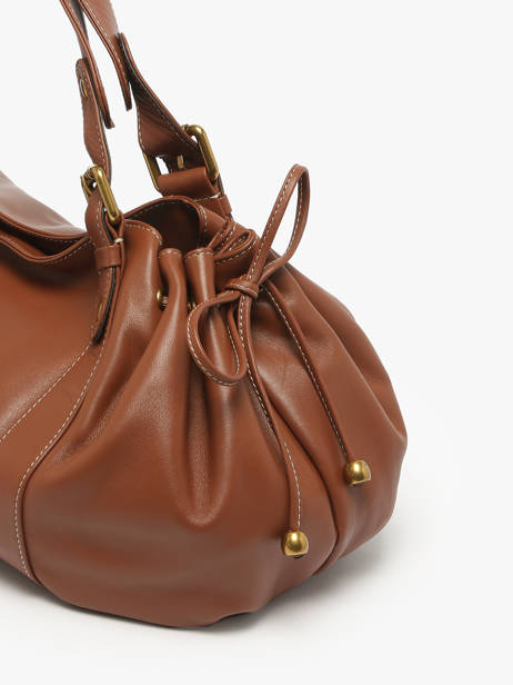 Schoudertas Icone Leder Gerard darel Bruin icone DCS01410 ander zicht 5