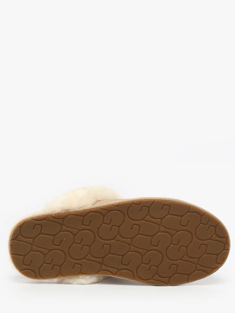 Scuffette Ii Pantoffels Uit Leder Ugg Beige women 1106872 ander zicht 5