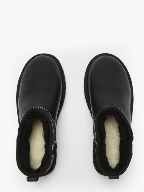 Enkellaarsjes Uit Leder Ugg Zwart women 1163490 ander zicht 4