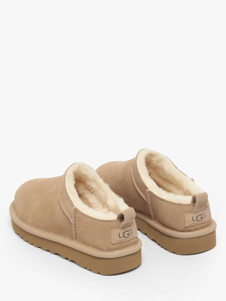 Pantoffels Uit Leder Ugg Beige women 1173891 ander zicht 3