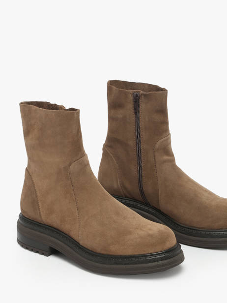 Stadsschoenen Uit Leder Aliwell Bruin women A0407 ander zicht 2