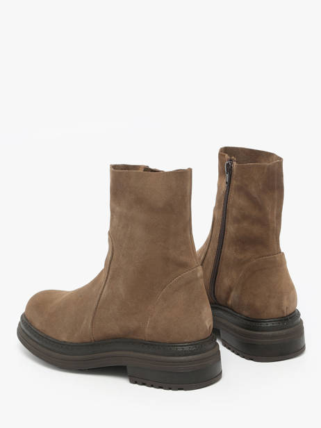 Stadsschoenen Uit Leder Aliwell Bruin women A0407 ander zicht 3