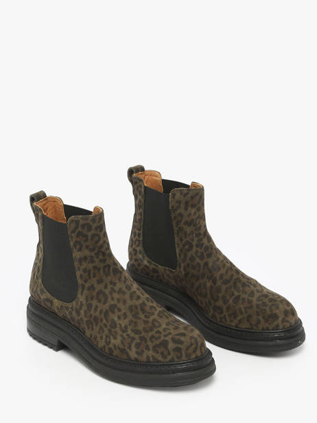 Bootschoenen Uit Leder Aliwell Groen women A0631 ander zicht 2