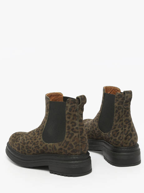 Bootschoenen Uit Leder Aliwell Groen women A0631 ander zicht 3